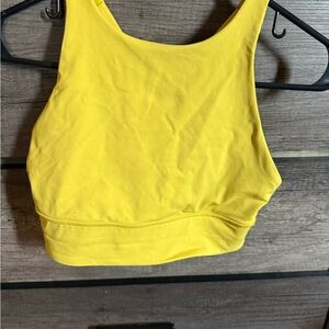 lululemon athletica Yellow Sports Bra